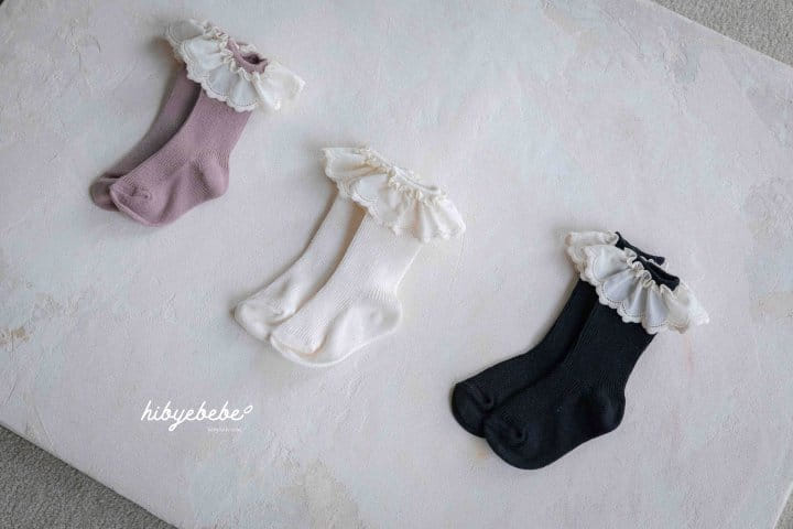 Hi Byebebe - Korean Baby Fashion - #babyboutique - Melody Lace Socks Three Type Set - 6