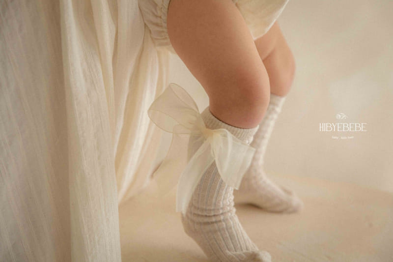 Hi Byebebe - Korean Baby Fashion - #babyfever - Oat Ribbon Knee Socks 