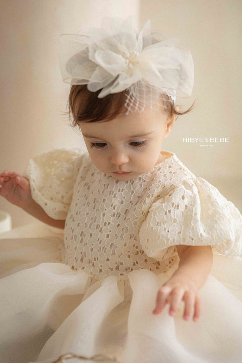 Hi Byebebe - Korean Baby Fashion - #babygirlfashion - Dia Lace Hair Band - 3