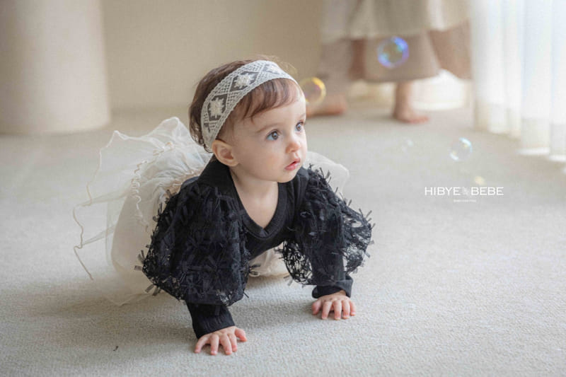 Hi Byebebe - Korean Baby Fashion - #babygirlfashion - Ribbon Puff Tee - 2