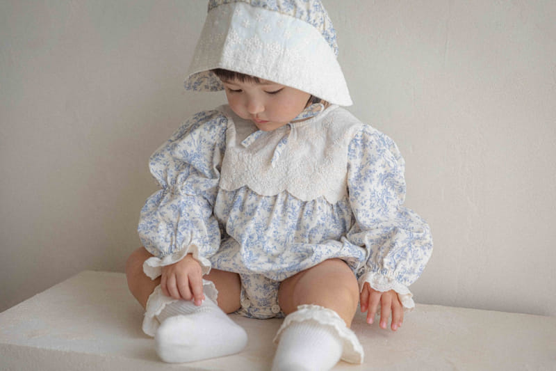 Hi Byebebe - Korean Baby Fashion - #babyfever - Lala Lace Bonnet - 4