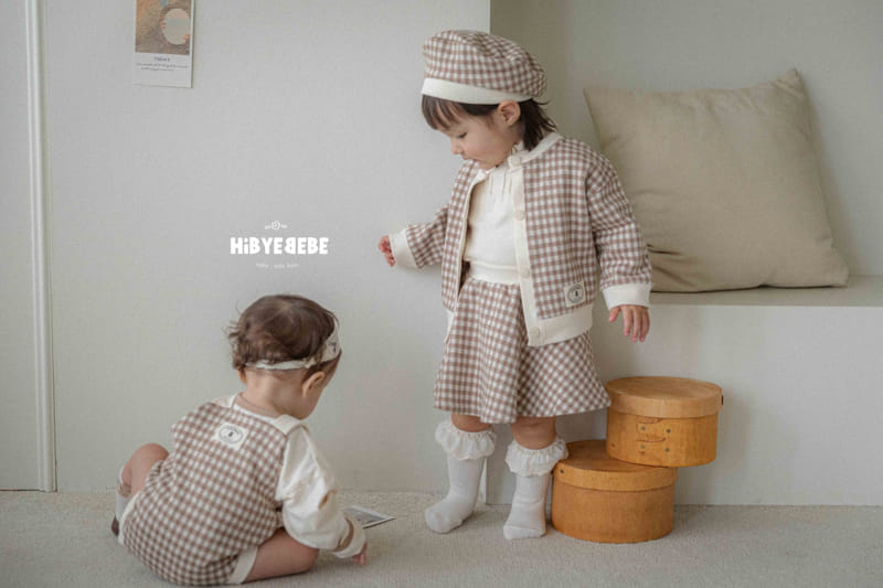 Hi Byebebe - Korean Baby Fashion - #babyfever - Wiley Check Flared Skirt - 4