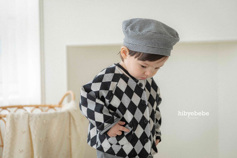 Hi Byebebe - Korean Baby Fashion - #babyoutfit - Cross Argyle Cardigan - 2