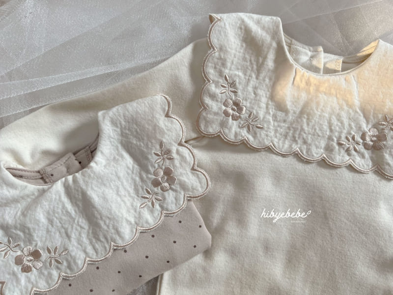 Hi Byebebe - Korean Baby Fashion - #babyoutfit - Emily Embroidery Collar Tee - 4