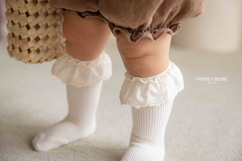 Hi Byebebe - Korean Baby Fashion - #babyoutfit - Melody Lace Socks Three Type Set