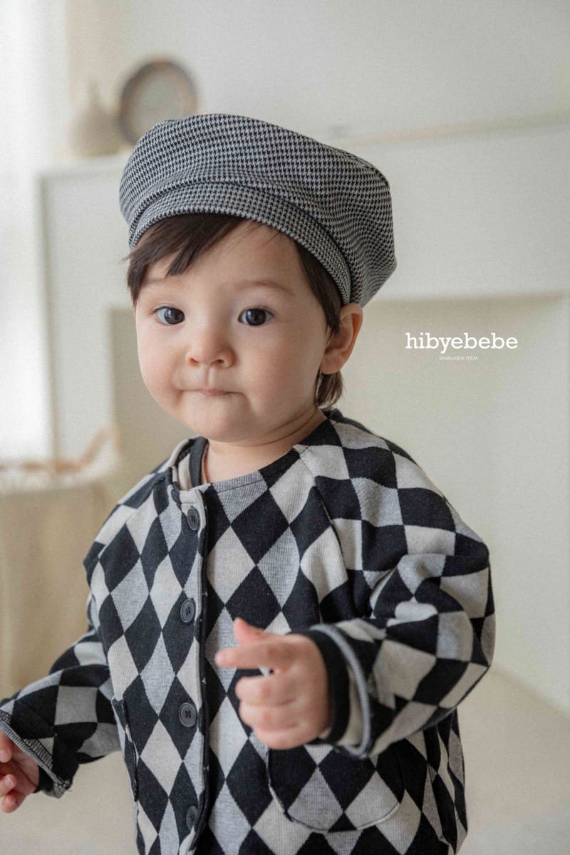 Hi Byebebe - Korean Baby Fashion - #babywear - Cross Argyle Cardigan - 3