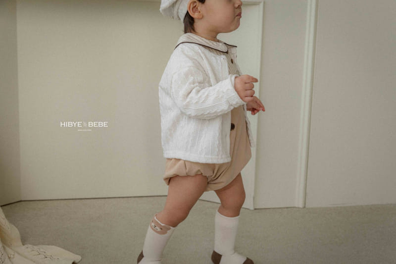 Hi Byebebe - Korean Baby Fashion - #onlinebabyboutique - Cream Soda Knit Cardigan