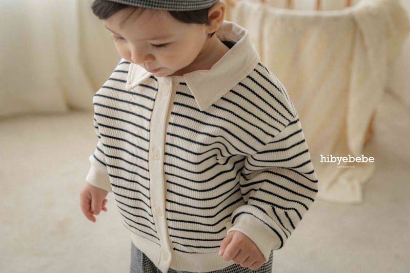 Hi Byebebe - Korean Baby Fashion - #onlinebabyshop - Roy Collar Cardigan - 3