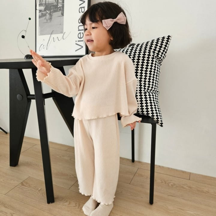 Kalla - Korean Children Fashion - #childofig - Beadle Top Bottom Set - 7