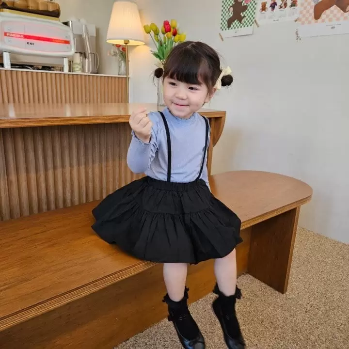 Kalla - Korean Children Fashion - #childofig - Mood Suspenders Skirt - 6