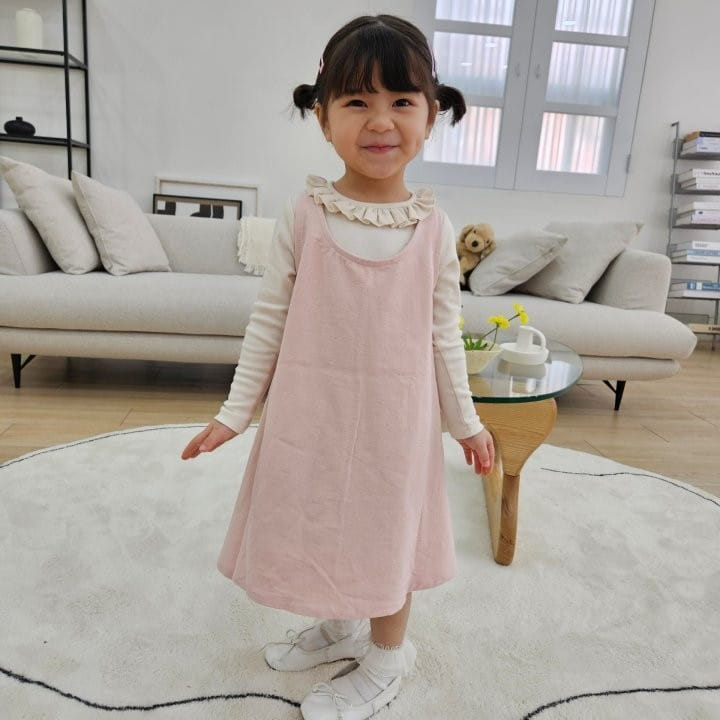 Kalla - Korean Children Fashion - #discoveringself - Rose Jumpsuit Skirt - 11