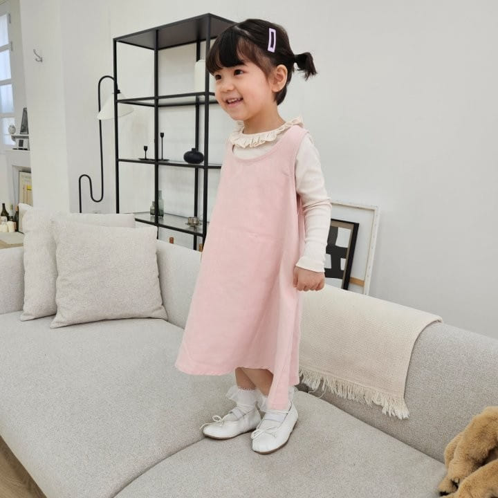 Kalla - Korean Children Fashion - #fashionkids - Rose Jumpsuit Skirt - 12