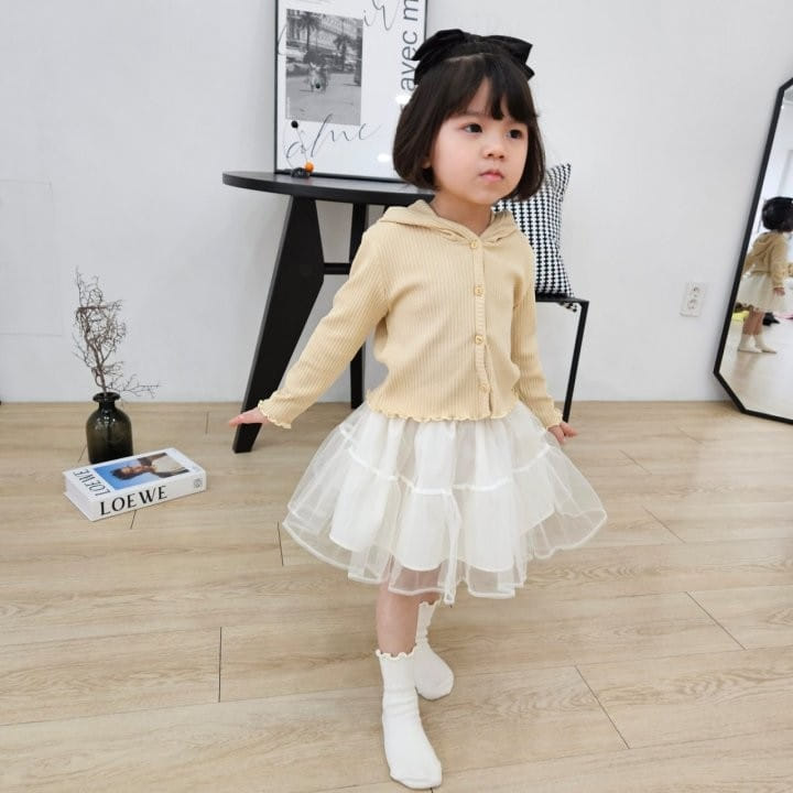 Kalla - Korean Children Fashion - #kidzfashiontrend - Vanilla Cardigan - 2