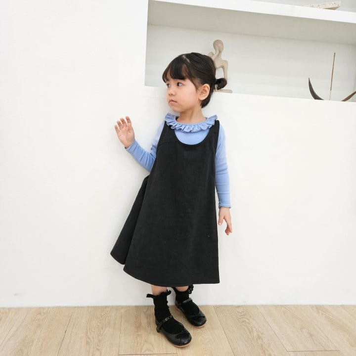 Kalla - Korean Children Fashion - #magicofchildhood - Rose Jumpsuit Skirt - 2