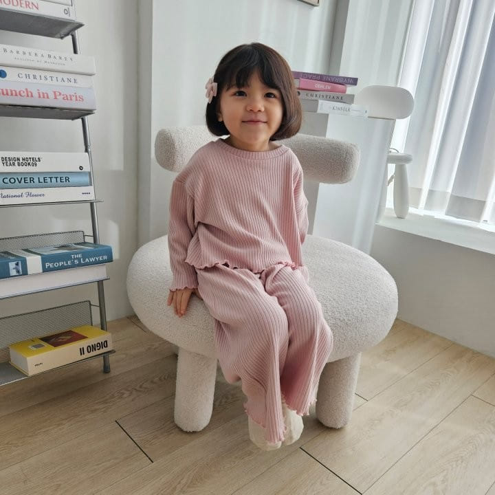 Kalla - Korean Children Fashion - #magicofchildhood - Beadle Top Bottom Set