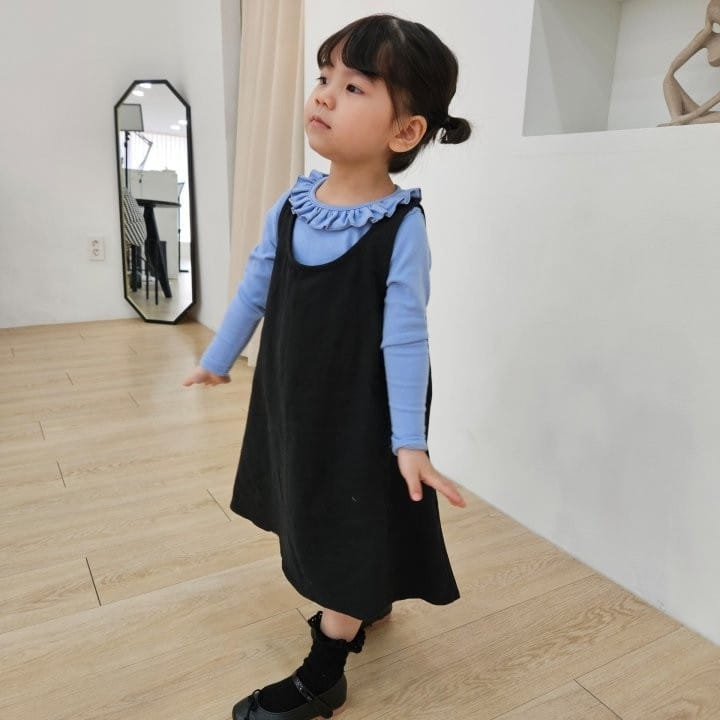 Kalla - Korean Children Fashion - #minifashionista - Rose Jumpsuit Skirt - 3