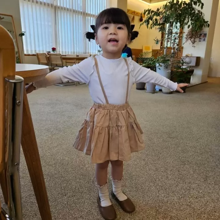 Kalla - Korean Children Fashion - #minifashionista - Mood Suspenders Skirt