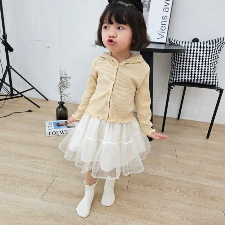 Kalla - Korean Children Fashion - #stylishchildhood - Vanilla Cardigan - 10