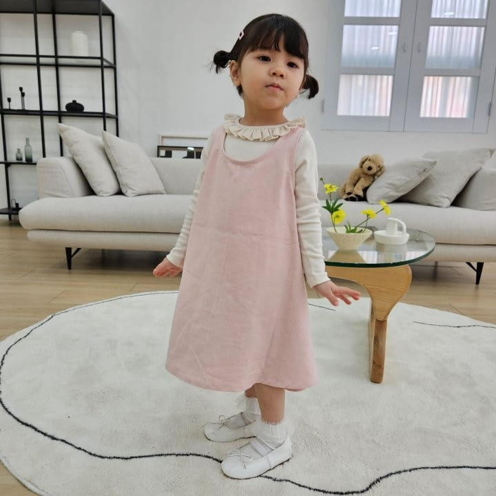 Kalla - Korean Children Fashion - #stylishchildhood - Rose Jumpsuit Skirt - 7