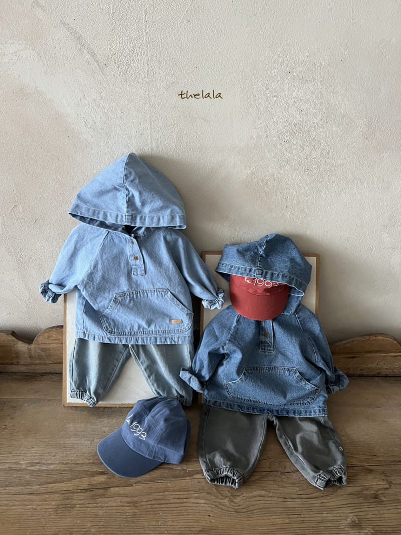 Lala - Korean Children Fashion - #magicofchildhood - Jogger Denim Pants - 6