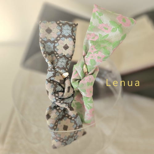 Lenua - Korean Baby Fashion - #babyboutiqueclothing - Manu Jacquard Hair Clip