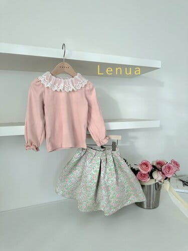 Lenua - Korean Children Fashion - #kidsshorts - Soft Lace Tee - 9