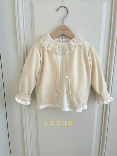 Lenua - Korean Children Fashion - #todddlerfashion - Soft Lace Tee