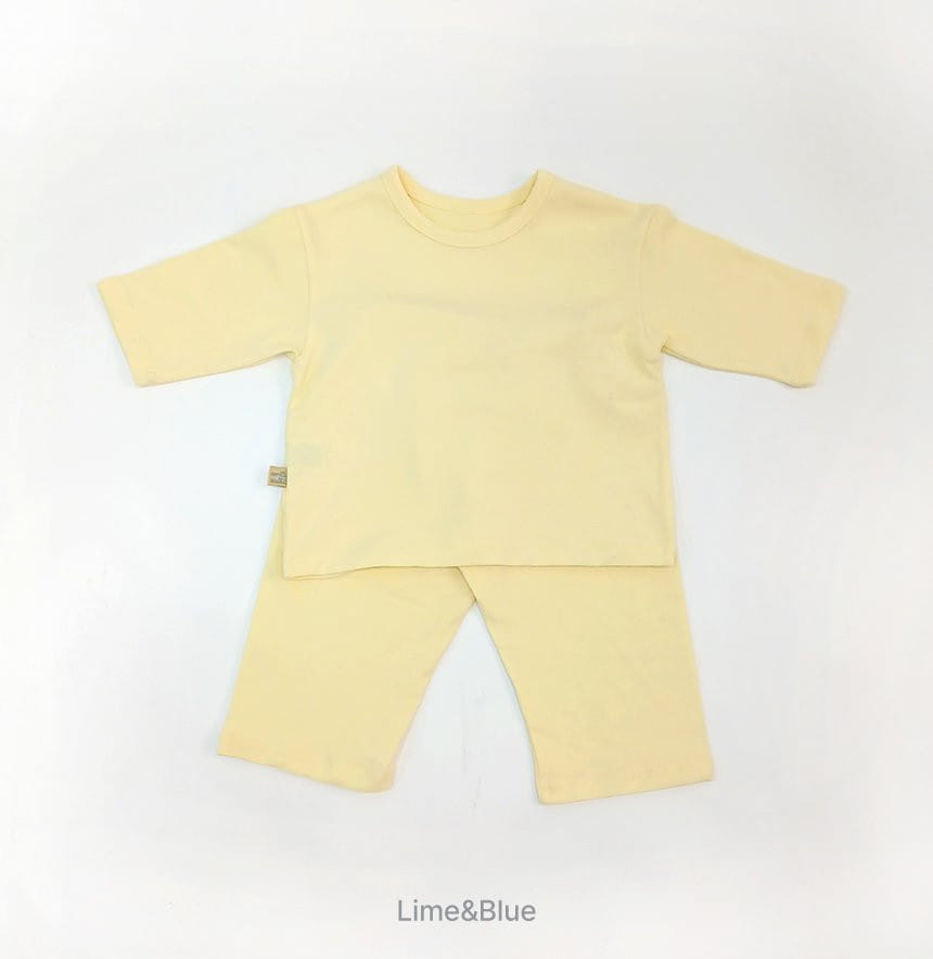 Lime & Blue - Korean Children Fashion - #prettylittlegirls - Creamy Easy Wear - 8