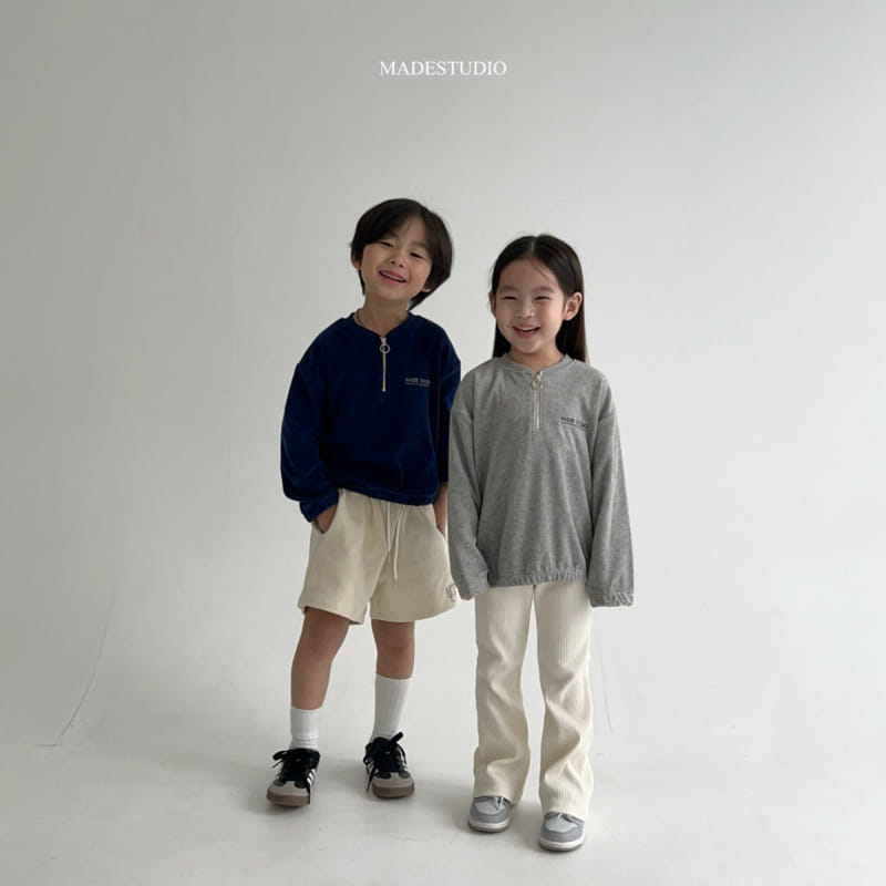 Made Studio - Korean Children Fashion - #Kfashion4kids - Terry Zipper Tee - 11