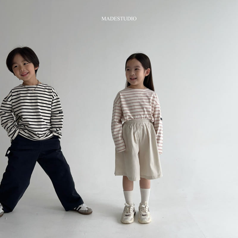 Made Studio - Korean Children Fashion - #childofig - Simle Embroidery Tee - 5