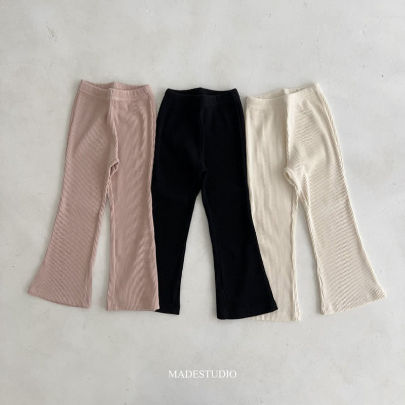 Made Studio - Korean Children Fashion - #designkidswear - Rib Pants