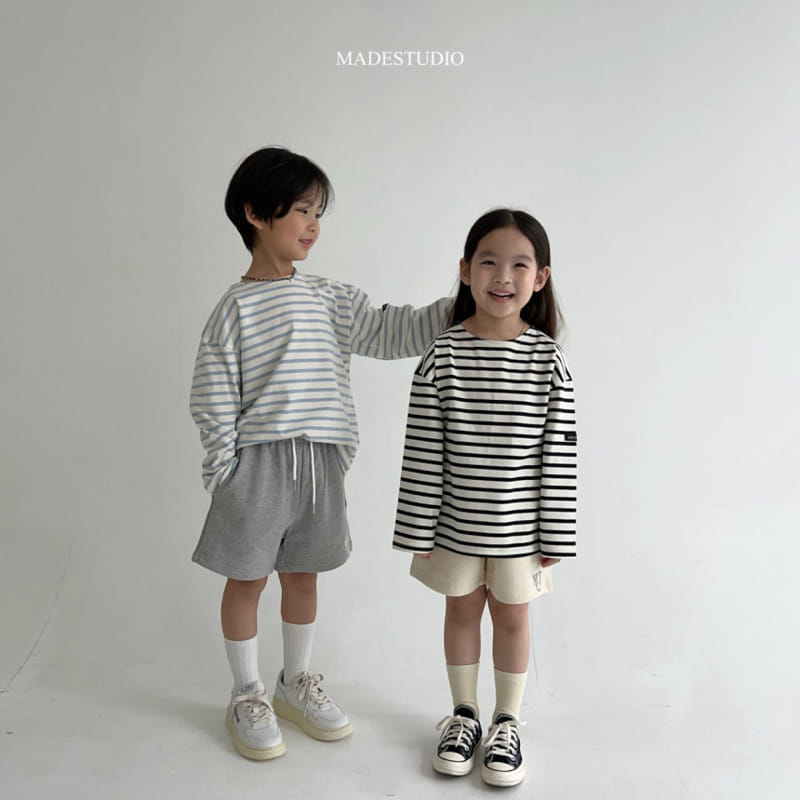 Made Studio - Korean Children Fashion - #designkidswear - Simle Embroidery Tee - 7