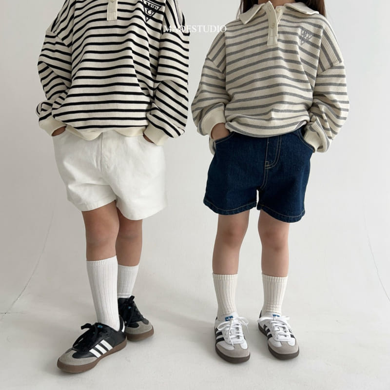 Made Studio - Korean Children Fashion - #discoveringself - ST Collar Tee - 5