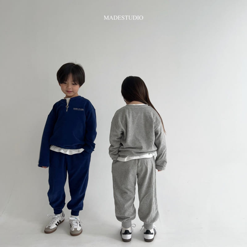 Made Studio - Korean Children Fashion - #fashionkids - Terry Pants - 8