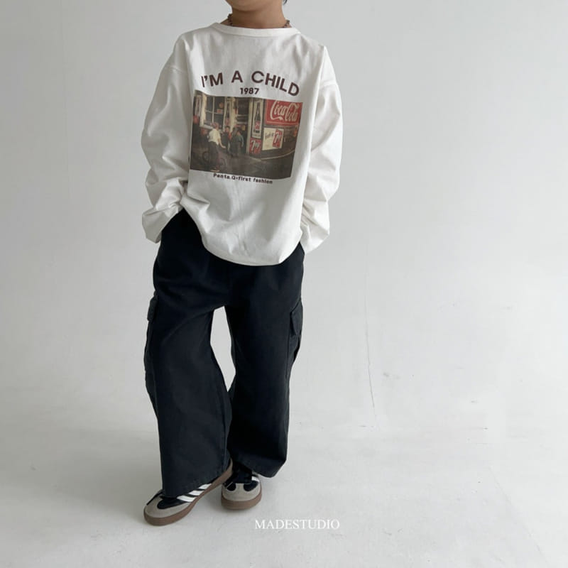 Made Studio - Korean Children Fashion - #kidsshorts - Child Tee - 4