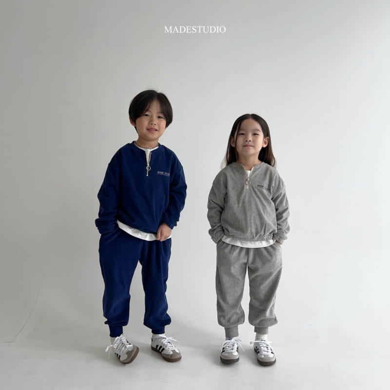 Made Studio - Korean Children Fashion - #stylishchildhood - Terry Pants - 3