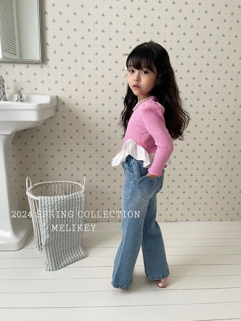 Melikey - Korean Children Fashion - #childofig - Diagonal Feill Tee - 11