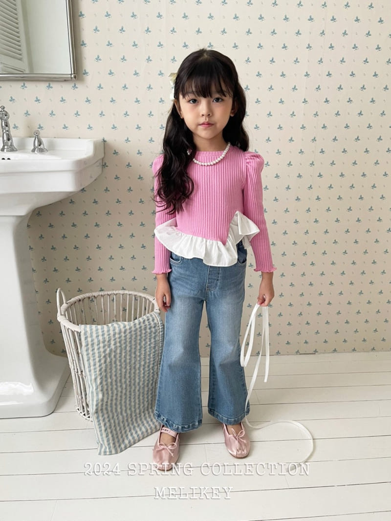 Melikey - Korean Children Fashion - #Kfashion4kids - Diagonal Feill Tee - 4