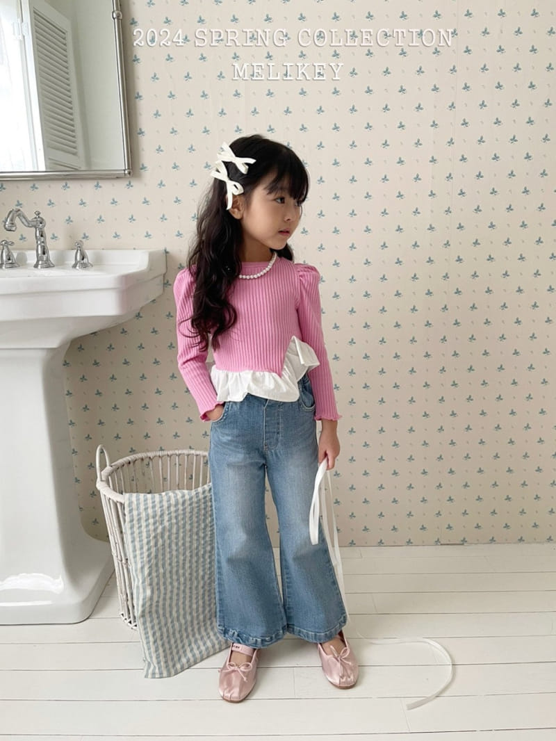 Melikey - Korean Children Fashion - #magicofchildhood - Diagonal Feill Tee - 5