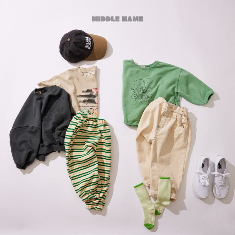 Middle Name - Korean Children Fashion - #prettylittlegirls - Multi ST Jogger Pants - 7