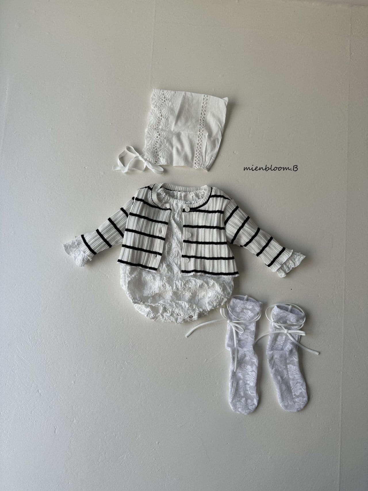 Mienbloom B - Korean Baby Fashion - #babyfever - Bebe Roa Rib Cardigan 