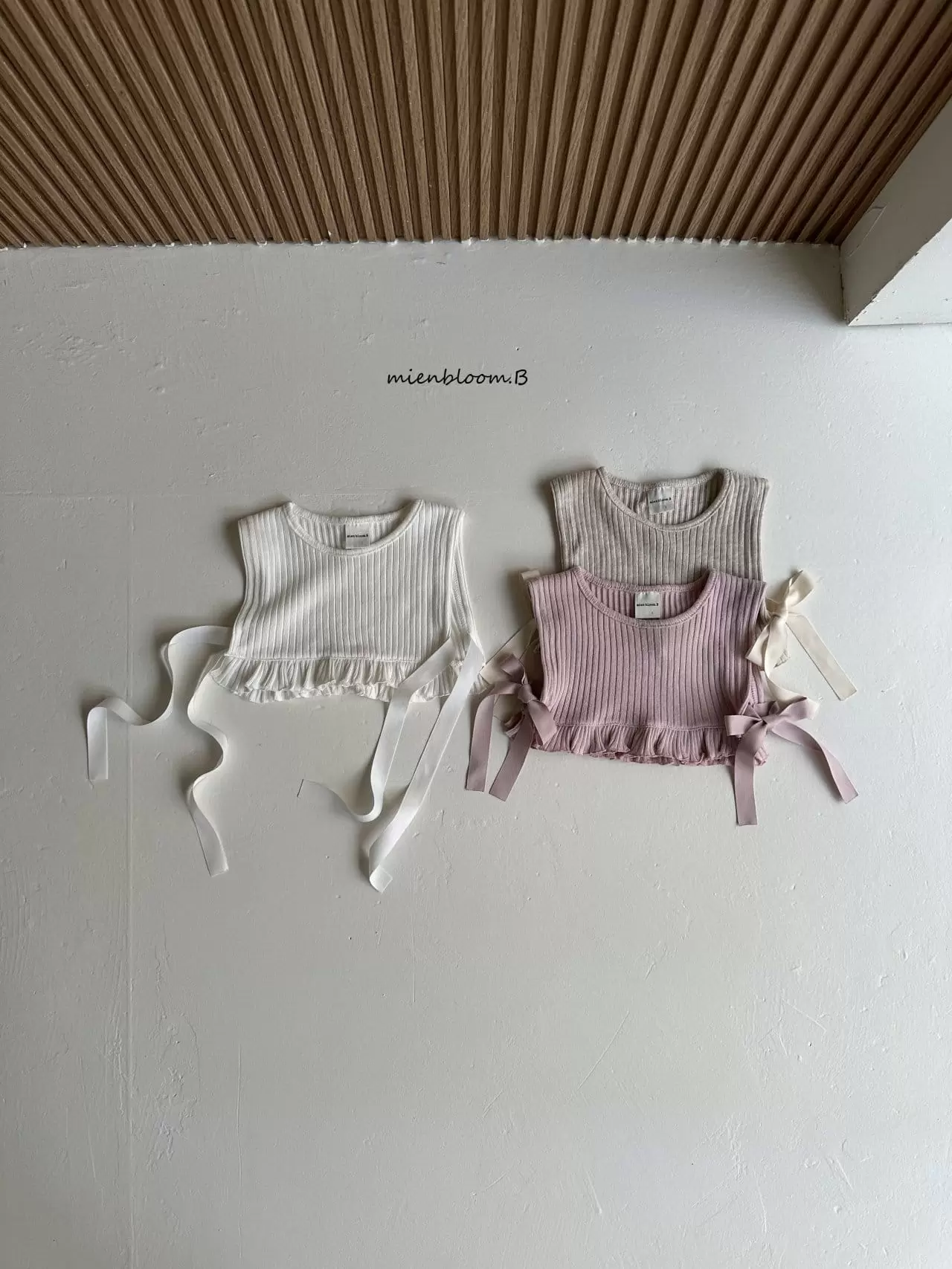 Mienbloom B - Korean Baby Fashion - #babyoutfit - Bebe Pepero Bustier - 6