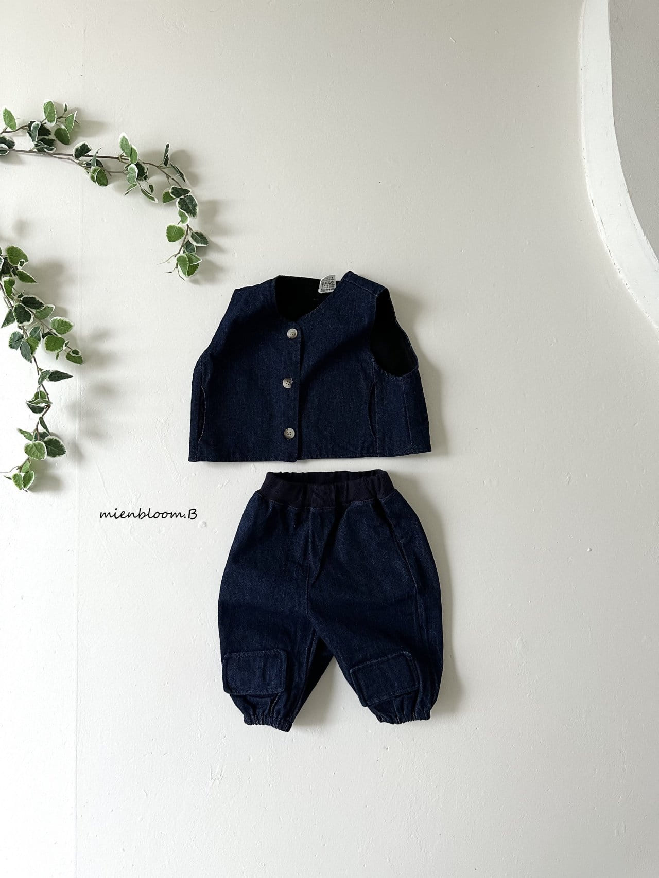 Mienbloom B - Korean Baby Fashion - #onlinebabyshop - Bebe Square Bbang jeans - 7