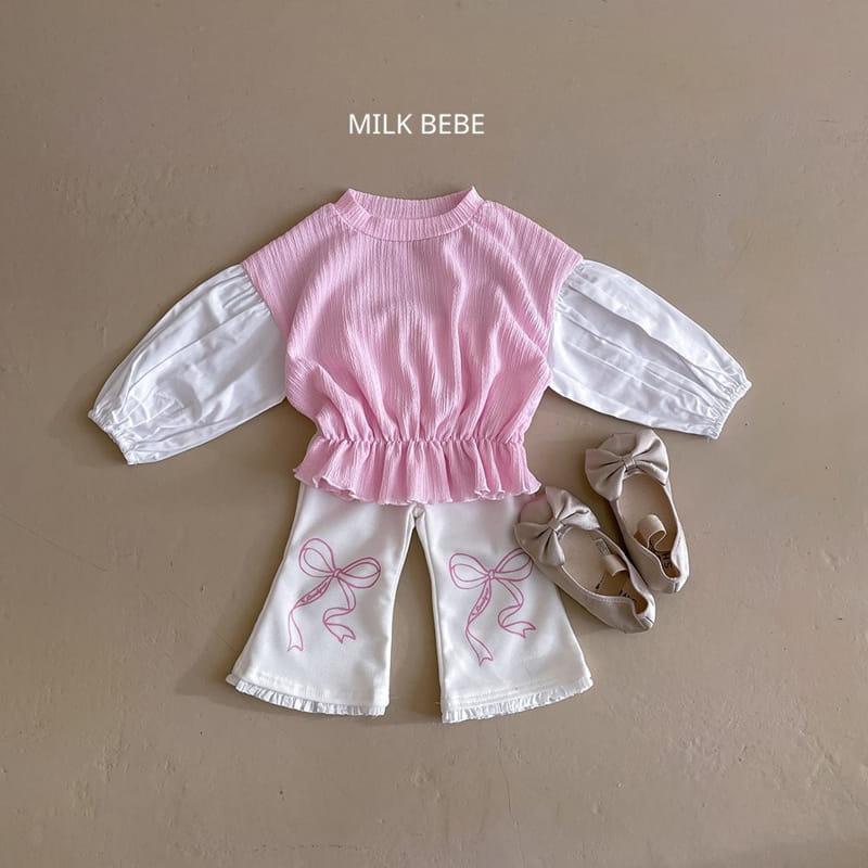 Milk Bebe - Korean Children Fashion - #todddlerfashion - Poodle Tee - 3