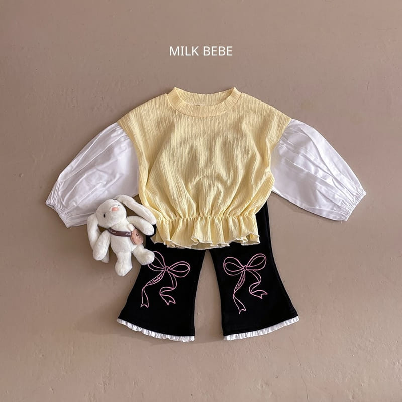 Milk Bebe - Korean Children Fashion - #todddlerfashion - Poodle Tee - 4