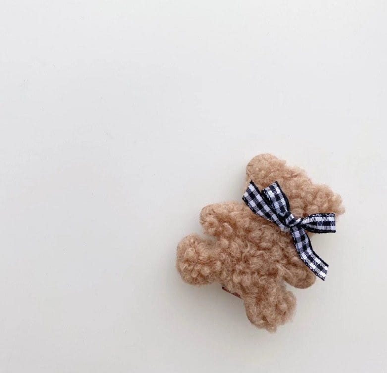 Miso - Korean Children Fashion - #discoveringself - Bear Bboggle Hair Clip - 4