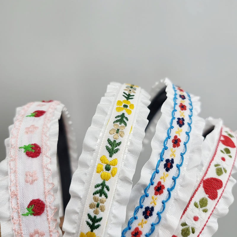 Miso - Korean Children Fashion - #kidsshorts - Frill Hair Band