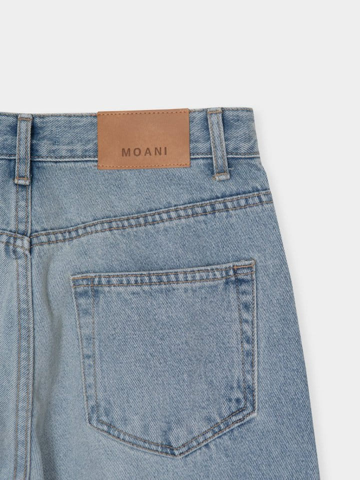 Moani - Korean Women Fashion - #momslook - Ayla Roll Up Wide Denim - 12