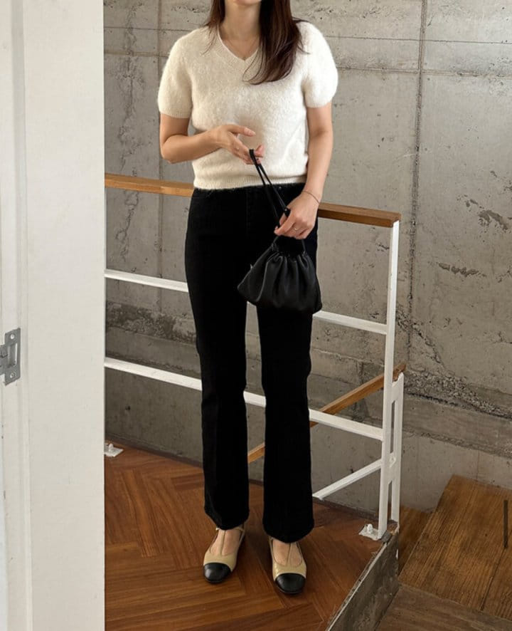 Moani - Korean Women Fashion - #momslook - Alpaca V Knit - 2