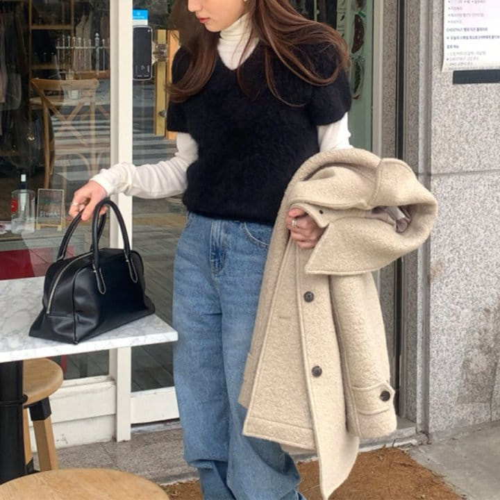 Moani - Korean Women Fashion - #momslook - Alpaca V Knit - 8